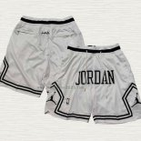 Pantaloncini Jordan Just Don Bianco