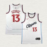 Maglia Paul George NO 13 Los Angeles Clippers Association 2024-25 Bianco