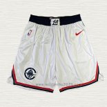 Pantaloncini Los Angeles Clippers Association 2024-25 Bianco