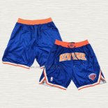 Pantaloncini New York Knicks Just Don Blu2