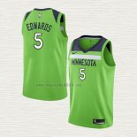 Maglia Anthony Edwards NO 5 Minnesota Timberwolves Statement Verde
