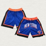 Pantaloncini New York Knicks Citta Just Don 2024 Blu